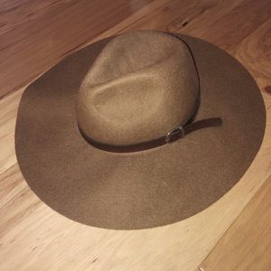 Brown Floppy Fedora Hat